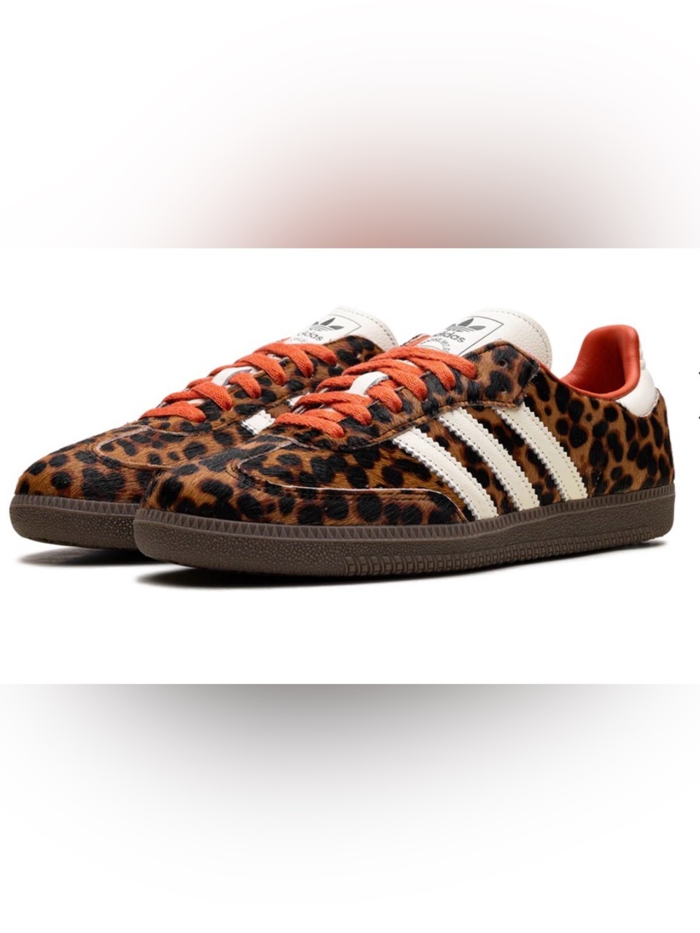Adidas Samba OG WMNS "Leopard / Cream Orange"